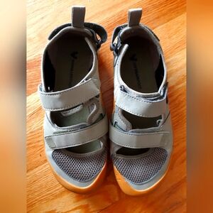 Vivo Barefoot Gray and Orange Women’s Sandal Sneakers